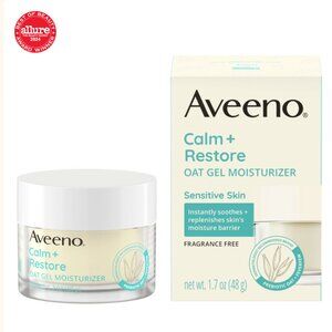 Aveeno Calm + Restore Oat Gel Moisturizer 1.7 oz - Dermatologist Recommended